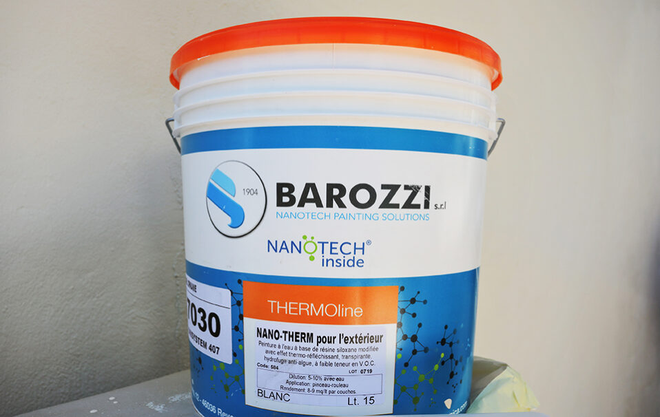 pot peinture thermique extérieur Barozzi