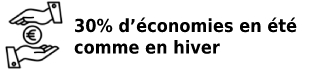 30% économies